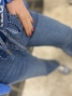 Jeans wide leg elastique