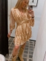 Robe sequins champagne