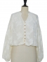 Blouse creme fleurs