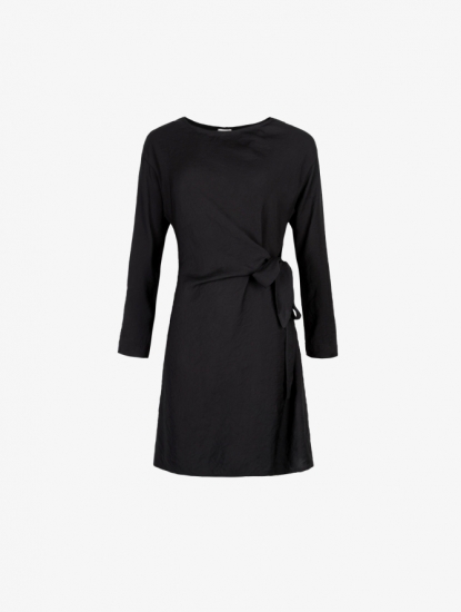 Robe noir noeud courte