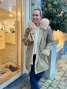 Manteau faux fur capuche