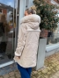 Manteau faux fur capuche