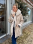 Manteau faux fur capuche