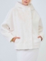 Manteau faux fur blanc