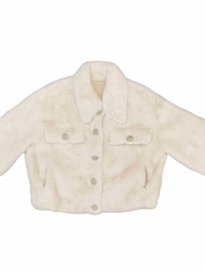 Veste teddy blanc