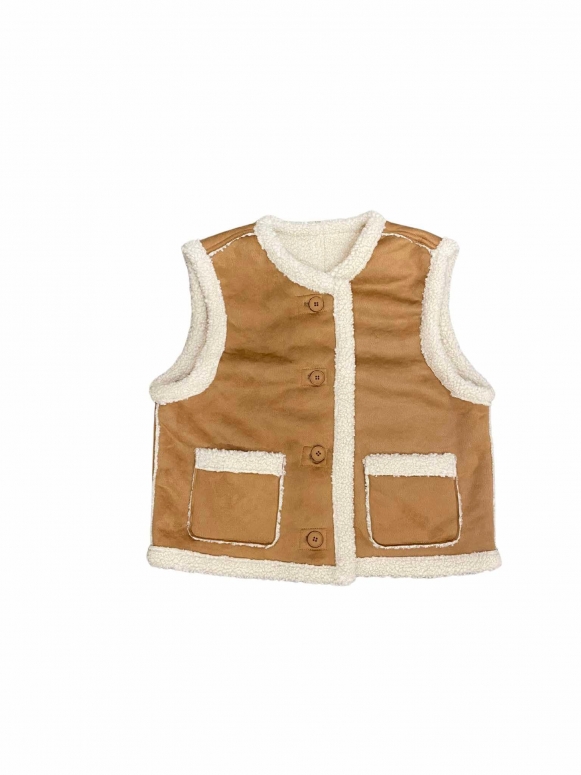 Gilet reversible teddy