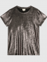 T-shirt chocolat irisé