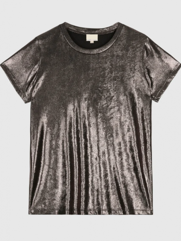 T-shirt chocolat irisé