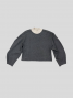 Sweat col montant maille