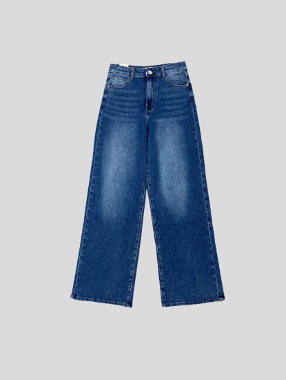 Jeans wide leg gris foncé