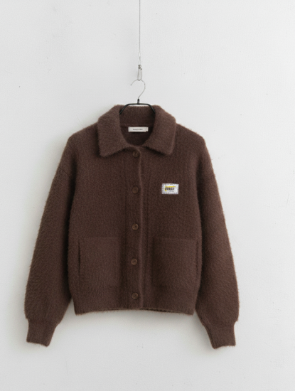 Gilet douillet a col