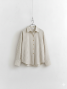 Chemise rayée beige