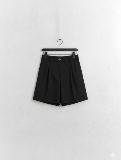 Short bermuda noir