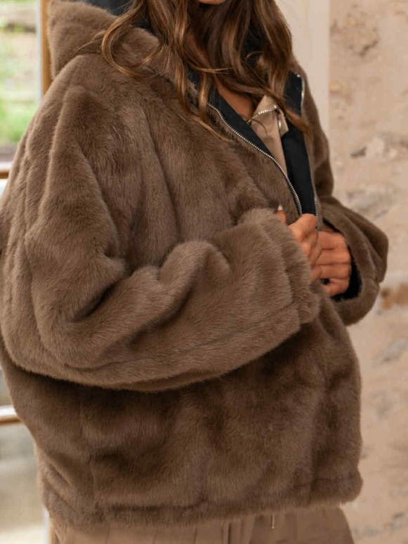 Veste reversible oversize