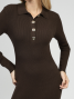 Robe longue en maille