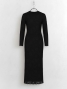 Robe midi dentelle