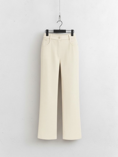 Pantalon velours elastique dos