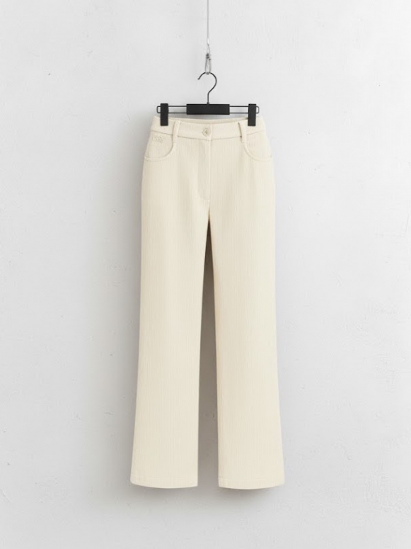 Pantalon velours elastique dos
