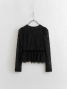 Blouse dentelle a noeud