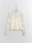 Blouse fleurs paillettes