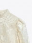 Blouse fleurs paillettes