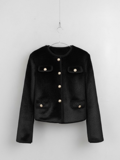 Veste fausse fourrure