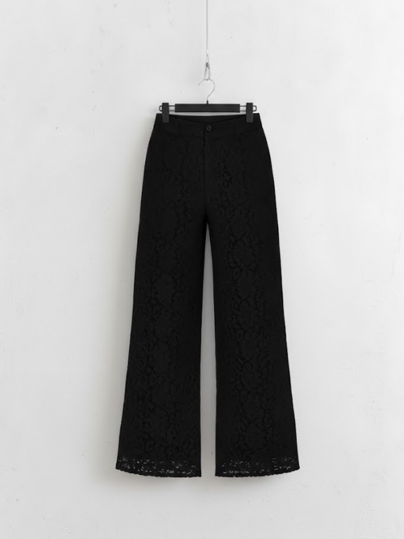 Pantalon dentelle noir