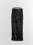 Jupe midi sequins