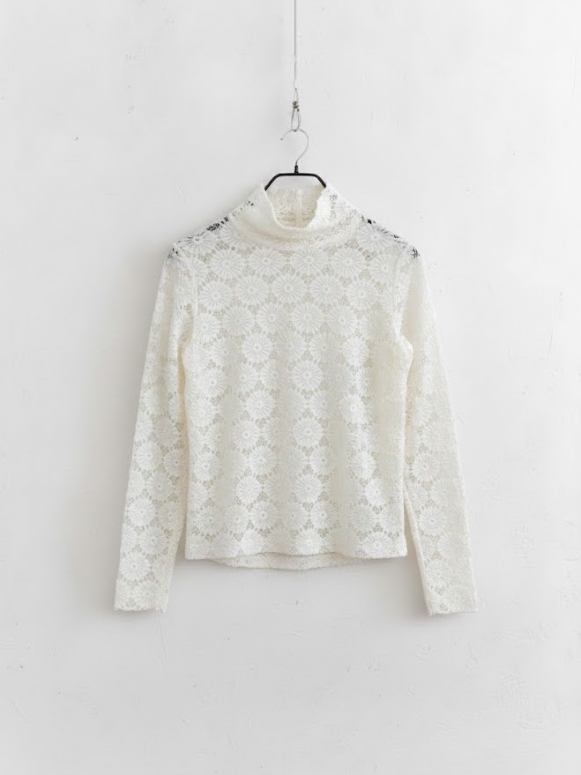 Blouse dentelle crème