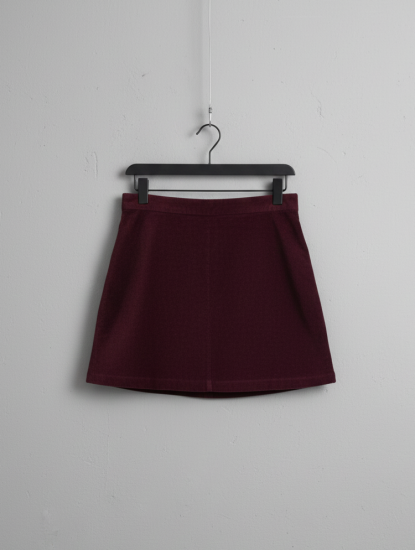 Jupe velours cotelé fin