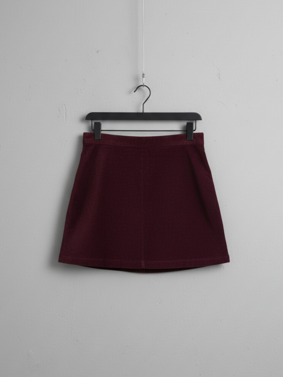 Jupe velours cotelé fin