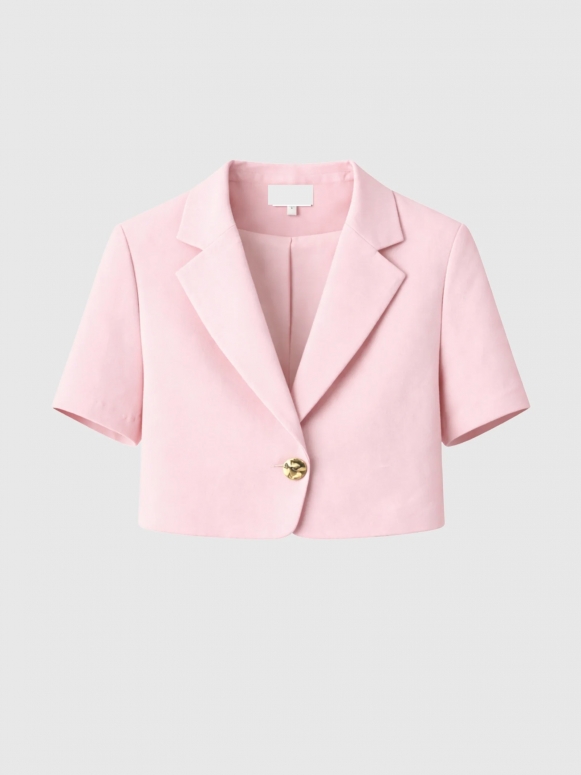 Veste blazer manches courtes