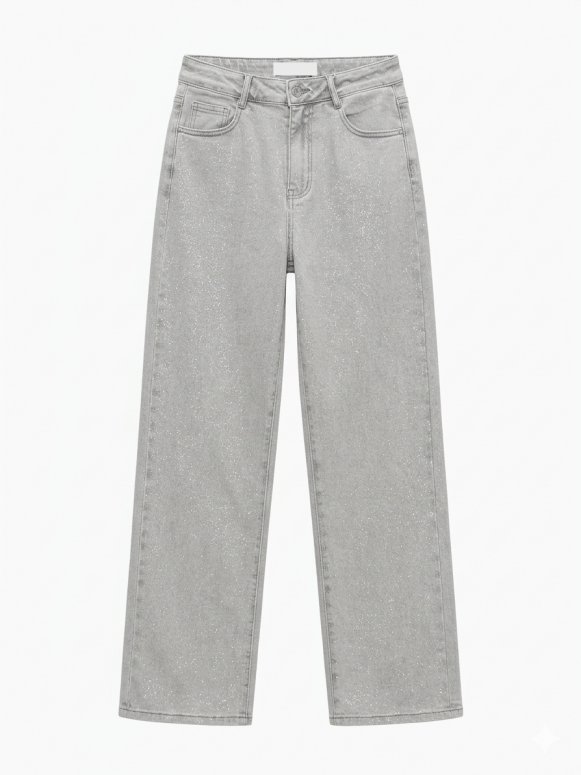 Jeans paillettes